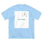 komakkou64の水面のアメンボ ビッグシルエットTシャツ