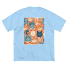 aokitaの少し不思議なねこのアート Big T-Shirt