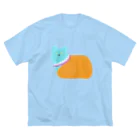 ロジローの丸っこいネコ神 Big T-Shirt