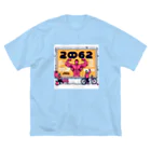 ヘッヘンのお店の【2062】アート ビッグシルエットTシャツ