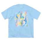 hugging love ＋《ハギング ラブ プラス》のAwai-Rock Big T-Shirt