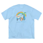 “すずめのおみせ” SUZURI店のだいきち（サマホリ）#01 ビッグシルエットTシャツ