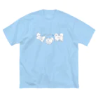 Chiyo.Wan(🐕🕊️のお店)のもふもふわんず（カラーVer.) Big T-Shirt