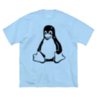 nishidemasamiのTuxくん ビッグシルエットTシャツ