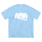 M-kuwaharaのElephant ビッグシルエットTシャツ