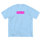 カリスマニートのCharisma neet ピンクボックス ビッグシルエットTシャツ