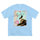 月兎亭のRabbit ビッグシルエットTシャツ