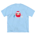 おばけ商店のTOYTOY＜でっかいだるま＞ ビッグシルエットTシャツ