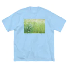 まどろみ工房の花畑 ビッグシルエットTシャツ