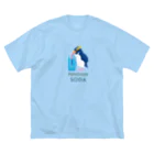 スロータイプ書店 Slowtype BooksのPENGUIN SODA ペンギンソーダ 191 ビッグシルエットTシャツ