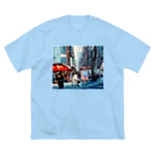 ミニ画廊ヨシデンのパリの街角 Big T-Shirt