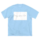 ∴惢のselfish fish ビッグシルエットTシャツ