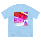 NEON LIGHT STARSのAPPLE NEON マシカク ビッグシルエットTシャツ