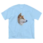 愛犬太郎のグッズの太郎の横顔【柴犬】 Big T-Shirt