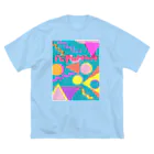 12943アパレルのふぐりガラガラ Big T-Shirt