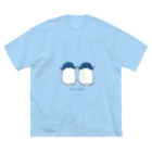 ヤママユ(ヤママユ・ペンギイナ)のふたごのフェアリーペンギン(ロゴあり) Big T-Shirt
