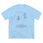 Bo tree teeのparadise ビッグシルエットTシャツ