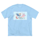 ちとせあめの海のお友達 ビッグシルエットTシャツ