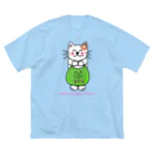 ウチのMEIGENやさんのネコがネコのエコバッグ ビッグシルエットTシャツ