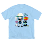 秘密結社(ㆁөㆁ)青い鳥のギャングスタ小鳥遊エリ＆唯我HIPHOP丸シリーズ Big T-Shirt