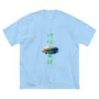 Harajuku_Hの地球平面説　tシャツ Big T-Shirt