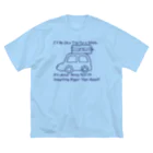 PiZakkuのしばらく旅にでます ビッグシルエットTシャツ