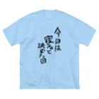 豚猫の今日は寝ると決めた日 Big T-Shirt