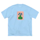 オイカワのショップのお花たち ビッグシルエットTシャツ