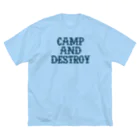 Punk Rock JukeboxのCamp and Destroy ビッグシルエットTシャツ