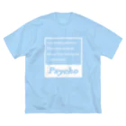 CBのPsychoタグ Whiteシリーズ ビッグシルエットTシャツ