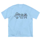 ムエックネのモンスター② ビッグシルエットTシャツ