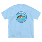 猫と釣り人のKAMPACHI_2R ビッグシルエットTシャツ