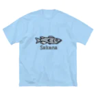 MrKShirtsのSakana (魚) 色デザイン ビッグシルエットTシャツ