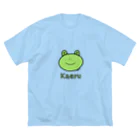 MrKShirtsのKaeru (カエル) 色デザイン ビッグシルエットTシャツ