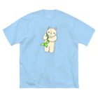 ＋Whimsyのバルーンアートねこ ビッグシルエットTシャツ