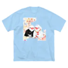 Lily bird（リリーバード）の和婚文鳥ず ビッグシルエットTシャツ