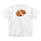 kumixmixのTONKATSU　SUKI ビッグシルエットTシャツ