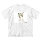 根本凪チャンネルSHOPの狐っこ　こんこん ビッグシルエットTシャツ