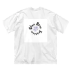 BLUEROSEのロゴT ビッグシルエットTシャツ