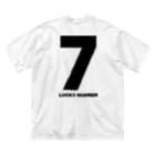 lucky_numberの7_LUCKY NUMBER ビッグシルエットTシャツ