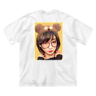 Re:Re:SmileyのBear Girl ☆◡̈⋆ Big T-Shirt