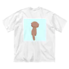 羊毛フェルトのMOFFU.（もっふ）のカワウソちゃん Big T-Shirt
