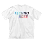 勤息義隆のTECHNOBOSE グラデーション ビッグシルエットTシャツ