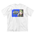 BuddhismのXOXOシリーズ【Hannya】Ver.BLUE ビッグシルエットTシャツ