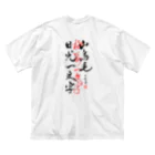巳智🌸の山鳥毛と日光一文字 ビッグシルエットTシャツ