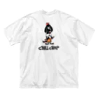 Lumiere du soleilのchill camp dog ビッグシルエットTシャツ