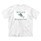 さすらいchのWetland Researcher  ビッグシルエットTシャツ