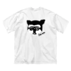 CHUNTANのPen-nya da-nya(シロクロ) ビッグシルエットTシャツ