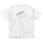 箏譜職人 織姫の箏と桜（黒線） Big T-Shirt