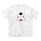 ファンシーファミリーファンタジーのSUMO BEAR UP （すもう熊） ビッグシルエットTシャツ